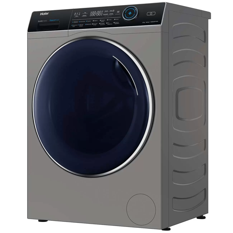 Стиральная машина с сушкой Haier HWD80-BP14979S, серебристый