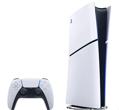 Игровая приставка Sony PlayStation 5 Slim Digital Edition, без дисковода, 1000 ГБ SSD, без игр, белый